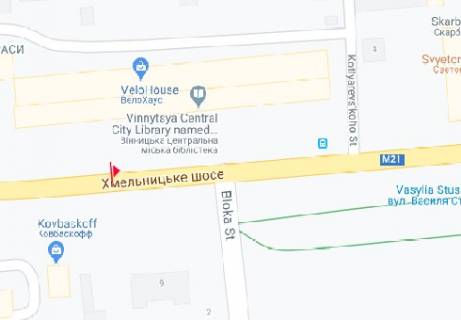 Billboard A in Vinnytsia, 3x6  Hmel'nic'ke sose, 4 scheme