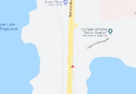 Billboard B in Kyiv, 3x6  Bogatirs'ka st. scheme