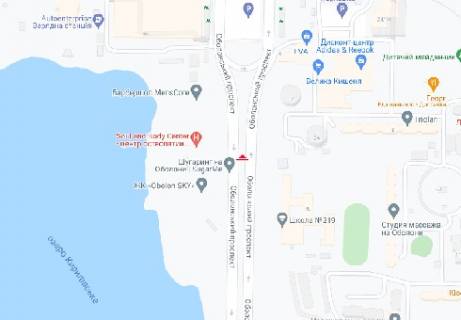 Video Billboard A in Kyiv, 4x8  Obolons'kij av., 2a (na rozpodiluvaci), (rozsirenna 720h360) - 410734 scheme