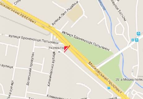 Scrolller, Scroll A in Kharkiv Moskovskij av. - Bronenosca Potemkina st. - 320930 scheme
