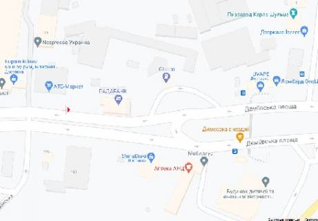 Video Billboard A in Kyiv, 2.32x3.14  Lobanovs'kogo av., 119 - Demiivs'ka st., 2, (rozsirenna 480h336) - 410412 scheme