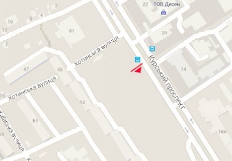 Billboard B in Sumi Kurskij pr-t., 39 scheme