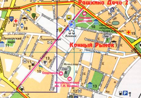 Scrolller, Scroll A in Kharkiv Vosstania pl. - Bronenosca Potemkina st. - 320964 scheme