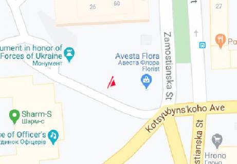 Scrolller, Scroll A in Vinnytsia Pobedy pl. (DB Ubilejnyj) - 315883 scheme