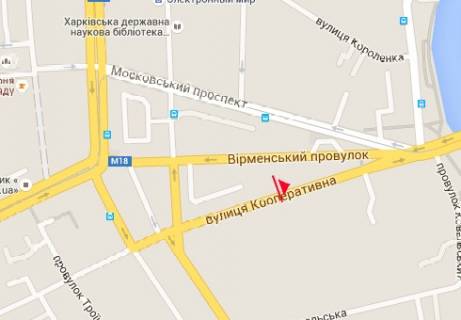 Scrolller, Scroll A in Kharkiv Kooperativnaa st., 20 (naprotiv) - 320881 scheme