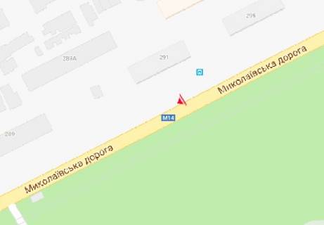 Citylight B in Odessa Nikolaevskaa doroga No291 V (ostanovka) scheme