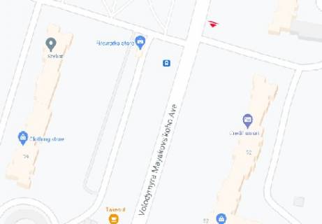 Prismatron, Prism A in Kyiv, 3x6  Volodimira Maakovs'kogo av., 54/9 - 379362 scheme