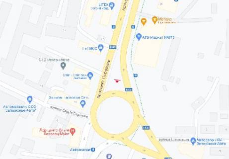 Video Billboard A in Zaporizhzhya Sobornyj av.,  Avtovokzal [1], (razresenie 480h270) - 409911 scheme