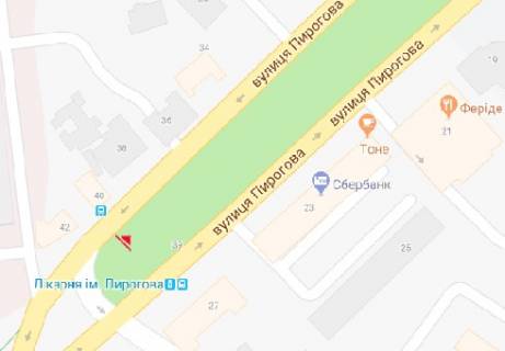 Scrolller, Scroll A in Vinnytsia, 1.2x1.7  Pirogova st., 40 - 480557 scheme