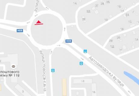 Prismatron, Prism A in Zaporizhzhya Avtozavodskaa st. - Novokuzneckaa st.  - 317501 scheme