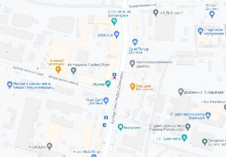 Video Billboard A in Kyiv, 2.3x3.14  Dovzenka st., 3 (rozsirenna 480h336) - 477766 scheme