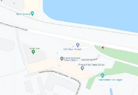 Video Billboard A in Dnipro (Dnipropetrovsk), 2.32x3.14  Siceslavs'ka Naberezna st., (rozsirenna 480h336) - 409747 scheme