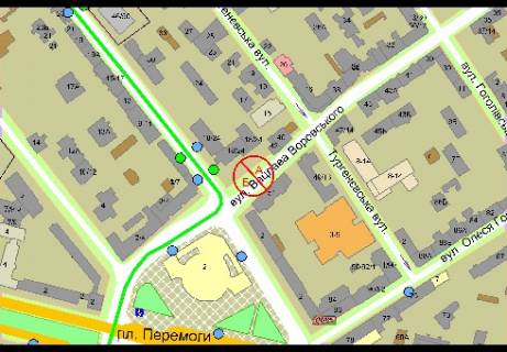 Cityscroll A in Kyiv Bul'varno-Kudravs'ka st., 51 (navproti, ruh v bik Peremogi pl.) scheme