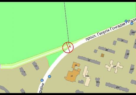 Prismatron, Prism A in Kyiv, 3x6  Georgia Gongadze av., 22 (naprotiv) - 340525 scheme