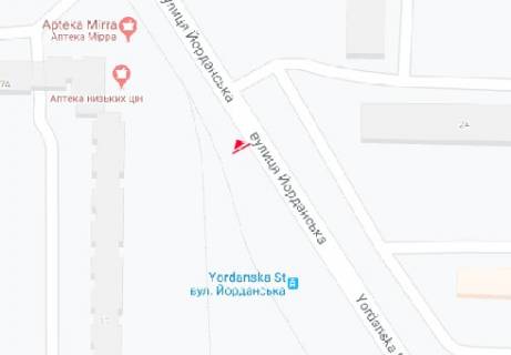 Billboard A in Kyiv, 3x6  Jordans'ka st. (Lajosa Gavro st.), 17 scheme