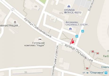 Scrolller, Scroll A in Kharkiv Plehanovskaa st. - Vlasovskij per. - 320960 scheme