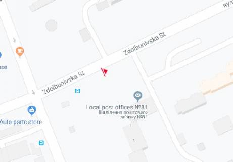 Billboard B in Kyiv, 3x6  Zdolbunivs'ka st., 1 scheme