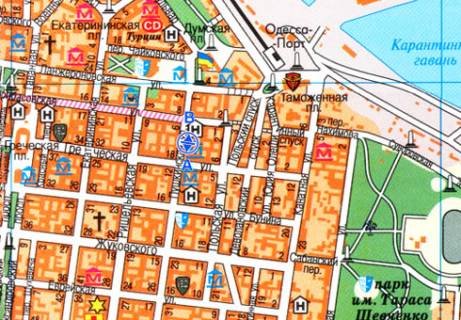 Citylight A in Odessa Puskinskaa st., 7 A scheme