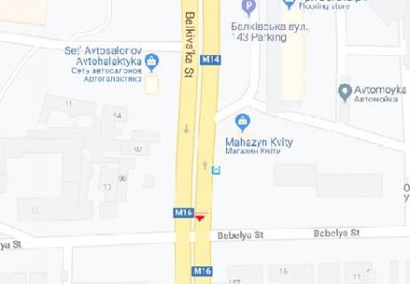 Prismatron, Prism A in Odessa, 3x6  Balkovskaa,100 st. - Babela st. - 13283 scheme