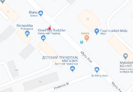 Billboard B in Mykolaiv, 3x6  Miru st., 13 scheme