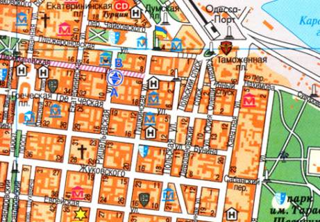 Citylight B in Odessa Risel'evskaa, 5 B scheme