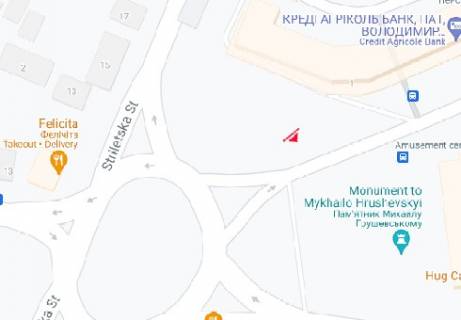 Non-Standard  in Lutsk Prezidenta Grusevskogo av. scheme