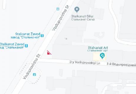 Billboard A in Odessa, 3x6  Vodoprovidna st., 16 scheme