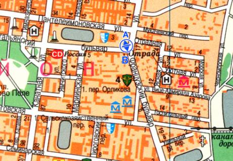 Scrolller, Scroll A in Odessa, 2.3x3.14  Leontovica st. (Belins'kogo st.), 17 - Pantelejmonivs'ka st., 9 - 479318 scheme