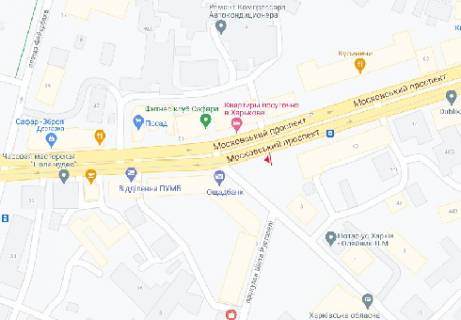 Non-Standard  in Kharkiv Moskovskij av., 40 scheme