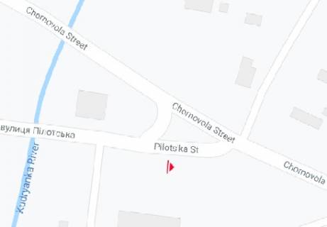 Billboard B in Khmelnitsky Cernovola st. - Pilotskaa st. scheme