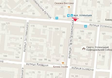 Scrolller, Scroll A in Odessa, 2.32x3.14  Preobrazenskaa st., 66 - Uspenskaa st. - 341238 scheme