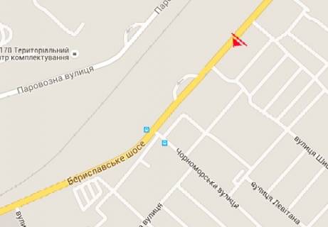 Billboard A in Kherson, 3x6  Berislavs'ke sose, 6 scheme