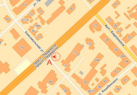 Scrolller, Scroll A in Chernihiv Pobedy st., 71 - Remeslennaa st. - 238563 scheme