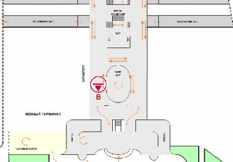Non-Standard B in Kyiv, 1x0.7  Konkors (Pivdennij terminal) scheme