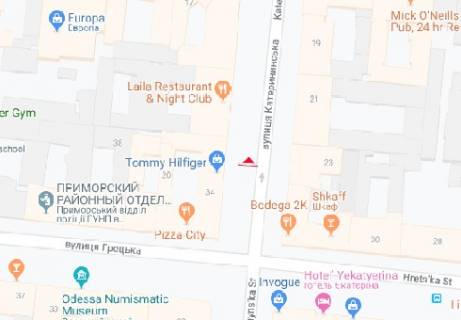 Citylight A in Odessa Ekaterininskaa st., 18 A scheme