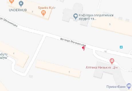 Cityscroll A in Kyiv, 1.86x1.27   Mecnikova st., 8 scheme