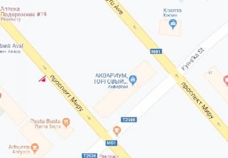 Backlight B in Chernihiv Miru prosp., 44 scheme