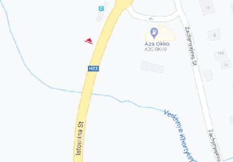 Billboard A in Zaporizhzhya, 3x6  Istomina st. (rajon AZS) scheme