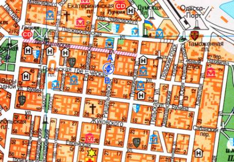 Citylight A in Odessa Risel'evskaa, 10 A scheme