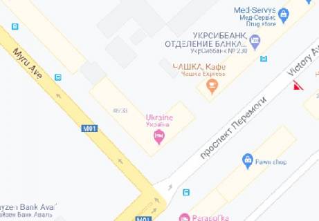 Backlight A in Chernihiv Peremogi prosp., 91 scheme