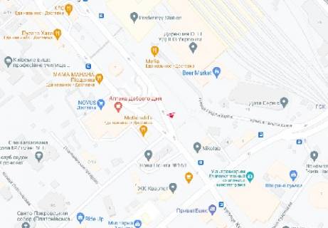 Video Billboard A in Kyiv, 2.32x3.14  Polzunova st., 2, (rozsirenna 480h336) - 410541 scheme