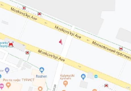 Prismatron, Prism B in Kharkiv, 3x6  Geroiv Harkova prosp. (Moskovs'kij prosp.), 255 - Zukova Marsala prosp. - 480159 scheme