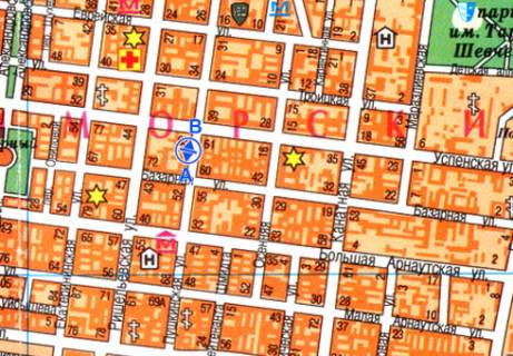 Citylight A in Odessa Puskinskaa st., 46 A scheme