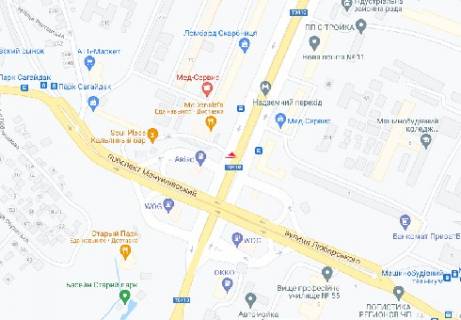 Non-Standard  in Dnipro (Dnipropetrovsk) Slobozanskij av. (Ukr. Pocta) scheme