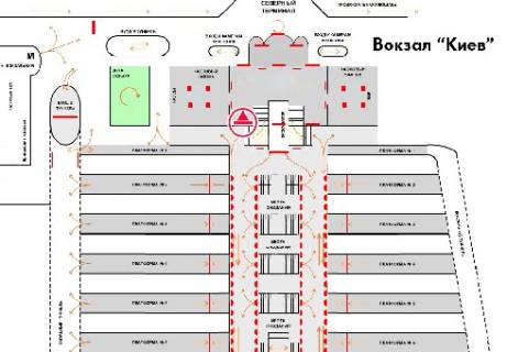 Non-Standard A in Kyiv Severnyj terminal scheme