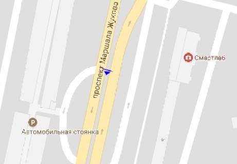 Prismatron, Prism A in Odessa, 3x6  Nebesnoj Sotni av., 89 - 304792 scheme