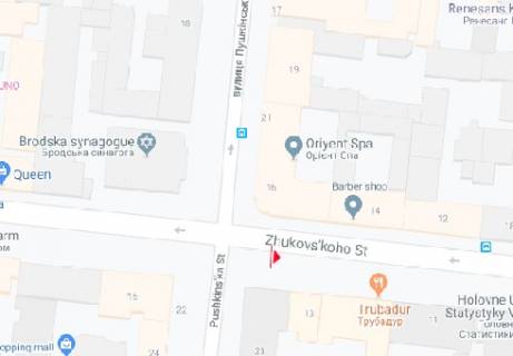 Citylight A in Odessa Zukovskogo st. No 13 A scheme