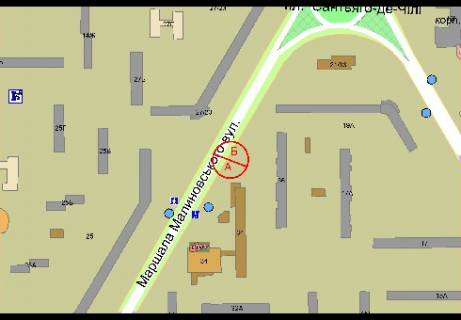 Prismatron, Prism A in Kyiv, 3x6  Malinovskogo Marsala st., 34 (k Geroev Stalingrada av.) - 340600 scheme