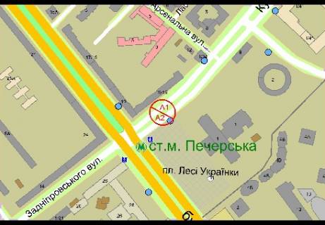 Cityscroll A in Kyiv Generala Almazova st., 16/19 (rozpodiluvac, ruh vid L. Ukrainki pl.) scheme