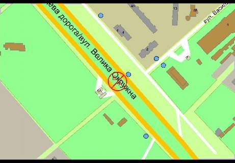 Prismatron, Prism A in Kyiv Kil'ceva doroga, 9A - Kasiana Vasila st., rozpodiluvac (zup. "Teremki-1") - 303443 scheme